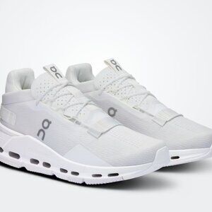 On Running Cream Sneakers with CloudTec